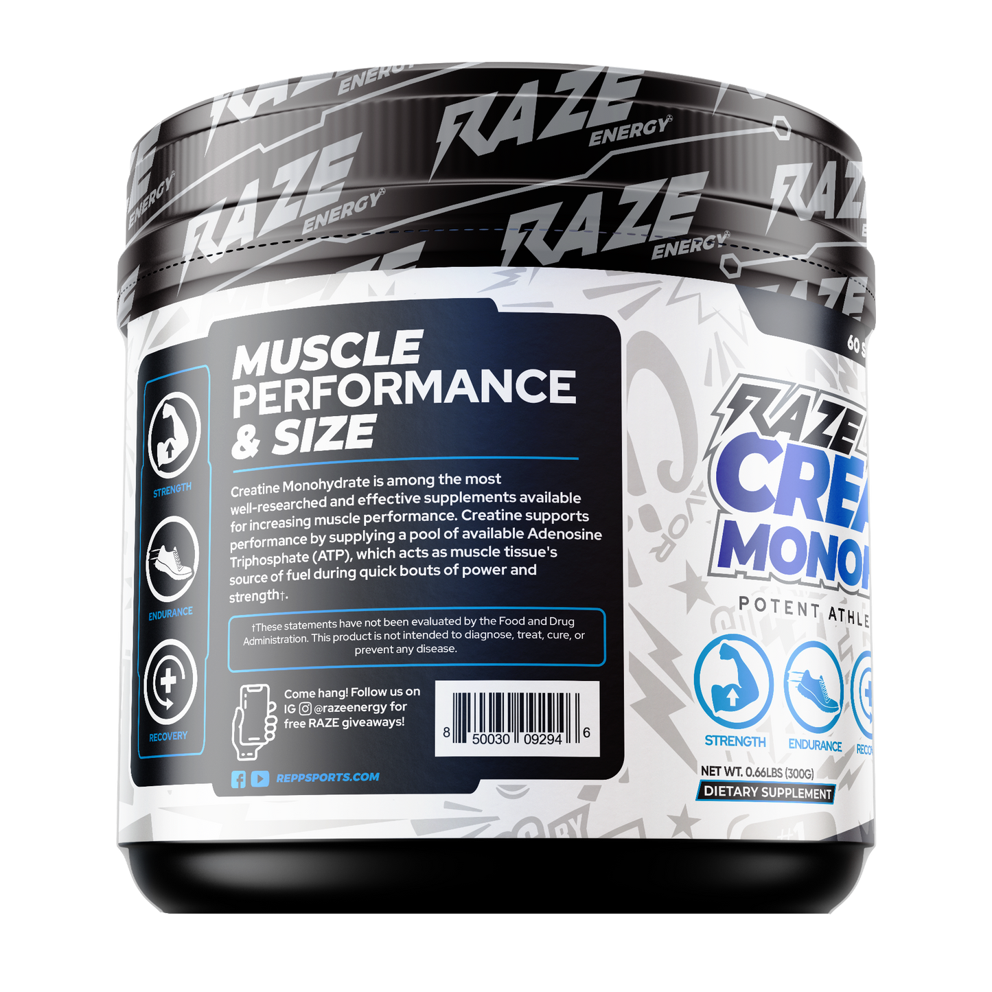 CREATINA RAZE MONOHYDRATE