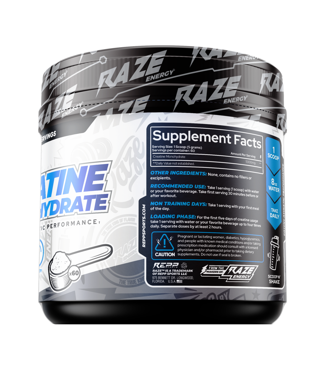 CREATINA RAZE MONOHYDRATE