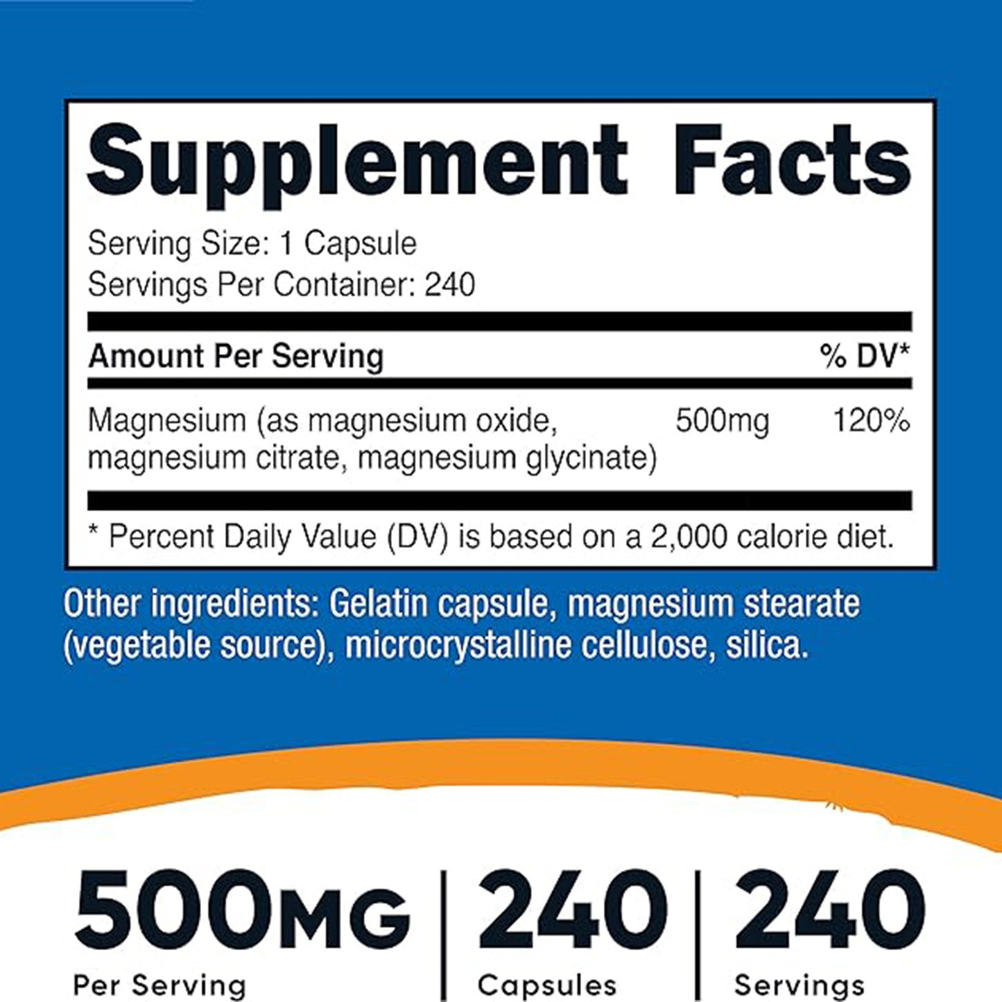 MAGNESIUM COMPLEX 240 cap