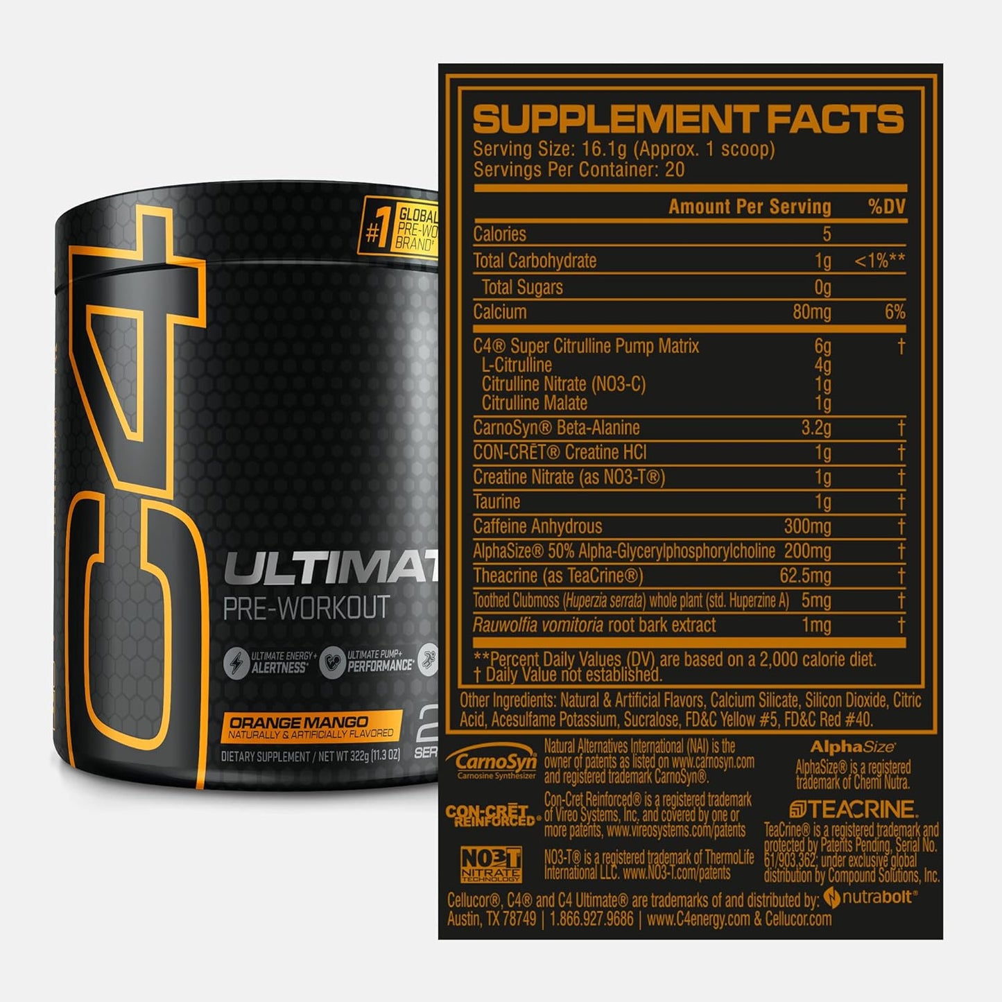 PRE-WORKOUT CELLUCOR C4 ULTIMATE