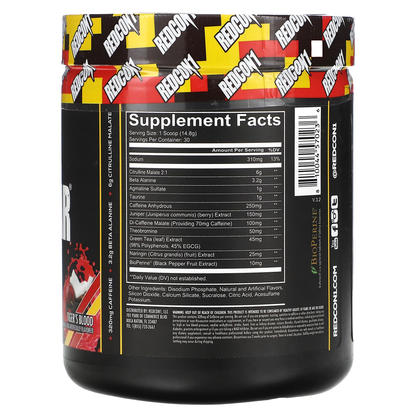 PREWORKOUT REDCON1 TOTAL WAR 30 Servs