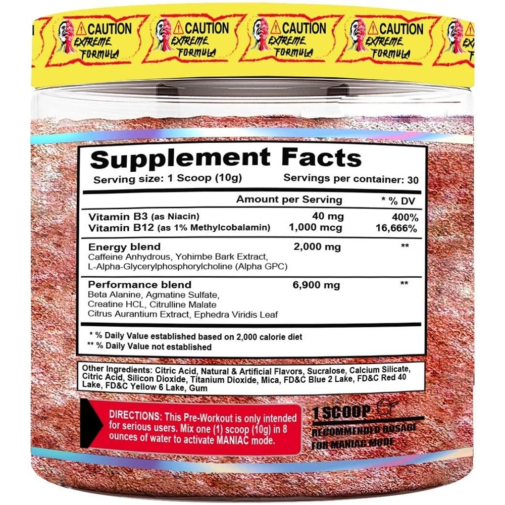 TERROR LABS MANIAC 30 Serving