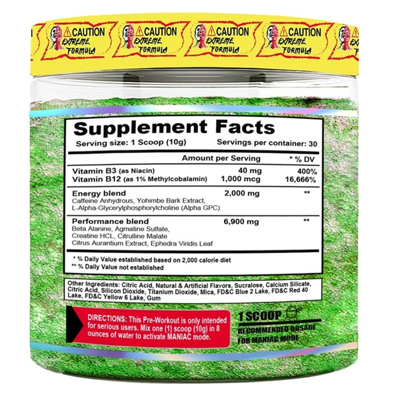 TERROR LABS MANIAC 30 Serving
